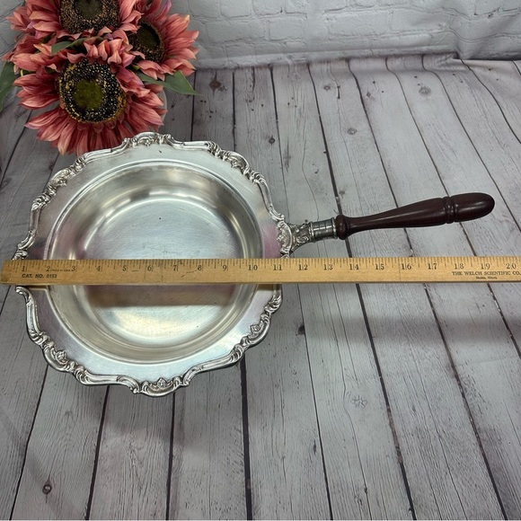 vintage Gorham Silverplate Heritage chaffing Dish with stand YH347 - Picture 4 of 11
